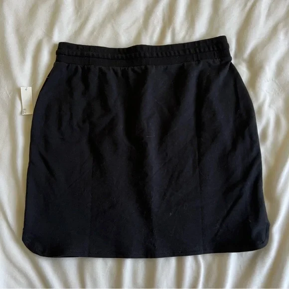 Daily ritual-Women's Terry Cotton and Modal Drawstring Sweatshirt Skirt - Picture 12 of 14